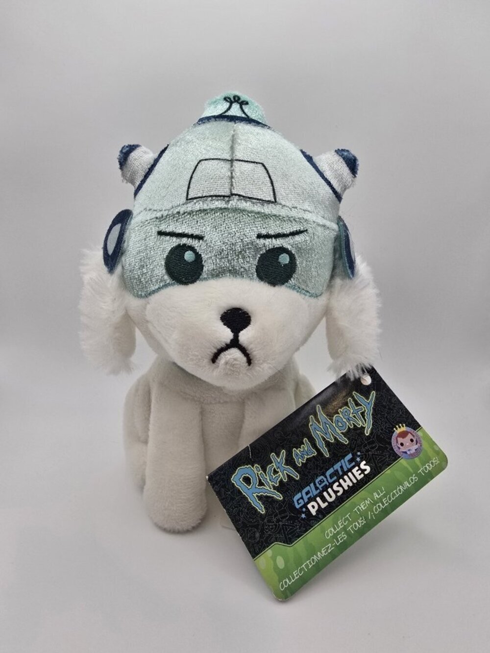 Funko Rick And Morty Galactic Plushies SNOWBALL with Helmet Plush Figure 6"